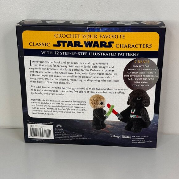 Star Wars Crochet Kit With 12 Step-By-Step Patterns Yoda and Stormtrooper - Picture 2 of 11